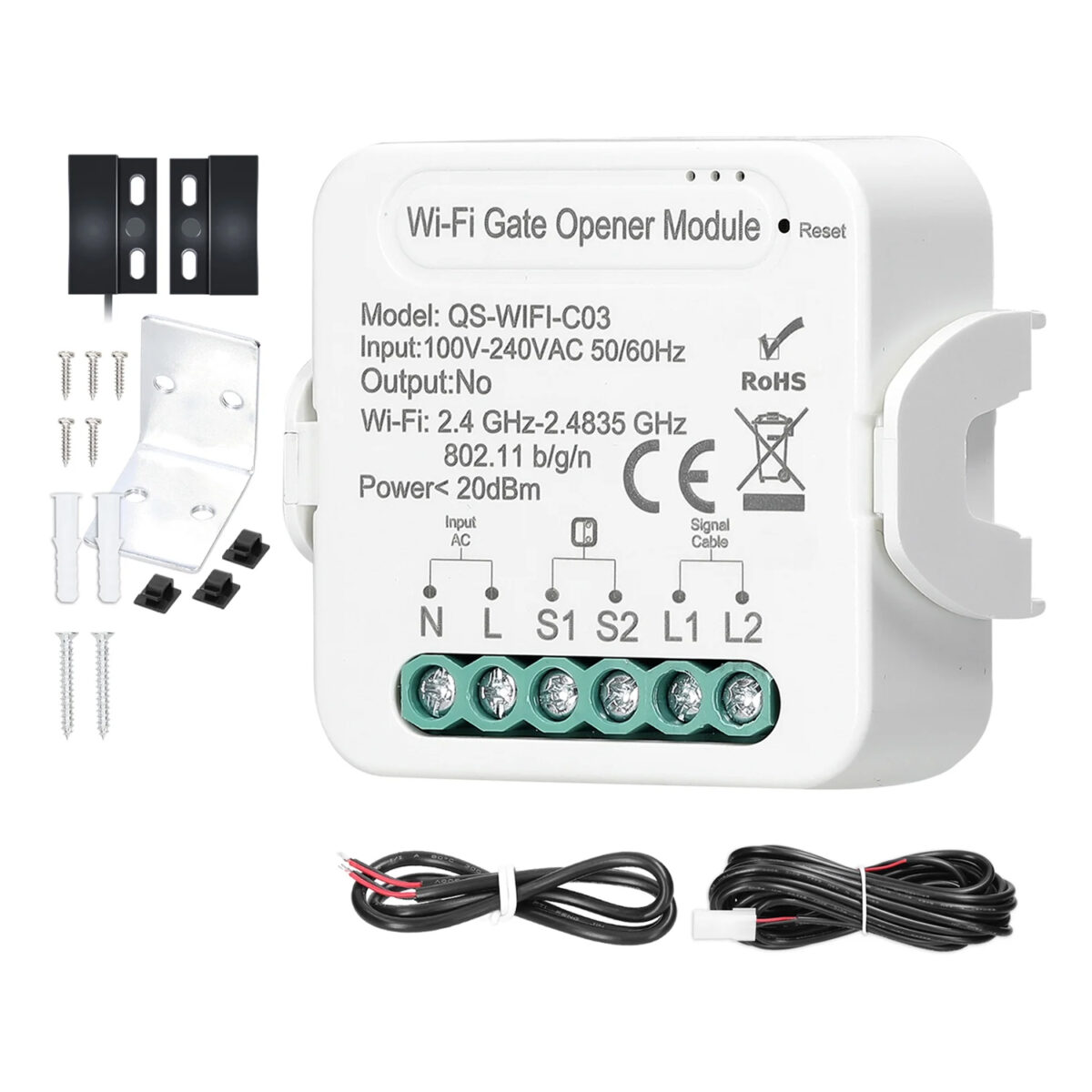 Moduł Sterowania Bramą WiFi Tuya QS-WIFI-C03